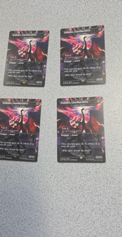 MTG DIABOLOS GUARDIAN FORCE Death's Shadow & Bhujerba city of brass mtchSet of 5 - Image 1