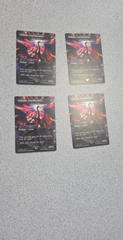 MTG DIABOLOS GUARDIAN FORCE Death's Shadow & Bhujerba city of brass mtchSet of 5 - Image 2