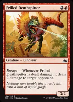 Frilled Deathspitter - Near Mint MTG Rivals of Ixalan - Image 1