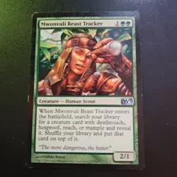 MTG Magic the Gathering Mwonvuli Beast Tracker (177/260) Magic 2013 LP TCG CCG - Image 1