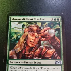 MTG Magic the Gathering Mwonvuli Beast Tracker (177/260) Magic 2013 LP TCG CCG - Image 2