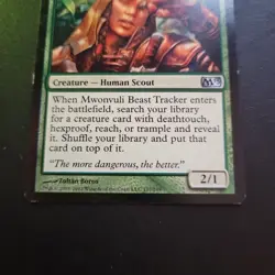 MTG Magic the Gathering Mwonvuli Beast Tracker (177/260) Magic 2013 LP TCG CCG - Image 3