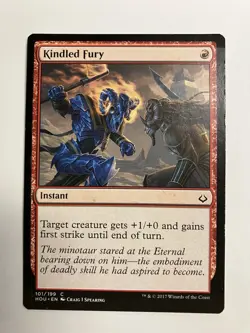 Kindled Fury Magic the Gathering MTG Card 1993-2012 Wizards of the Coast 137/249 - Image 1