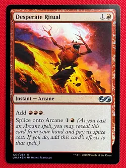 MTG Foil 1X Desperate Ritual X Ultimate Masters Magic - NM - Image 1