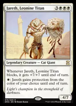 Jareth, Leonine Titan - Near Mint MTG Eternal Masters - Image 1