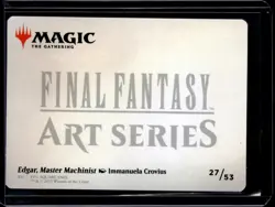 Edgar, Master Machinist - 27 - Art Card - FIN - NM - MTG - Image 2