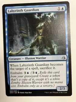 Magic the Gathering MTG Amonkhet Labyrinth Guardian #60 NM - Image 1