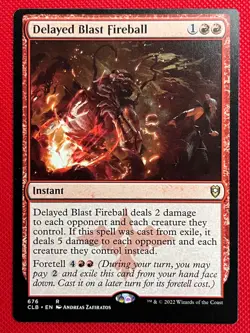 MTG - Delayed Blast Fireball - Commander Legends: Battle for Baldur's Gate Magic - Image 1