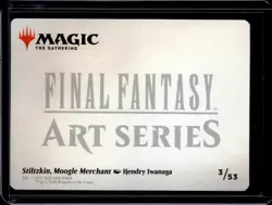 Stiltzkin, Moogle Merchant - 3 - Art Card - FIN - NM - MTG - Image 2
