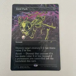 MTG Magic the Gathering Fatal Push (3/45) Secret Lair Showdown LP FOIL - Image 1