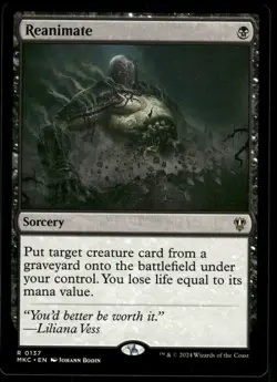 1x Reanimate - Commander: Murders at Karlov Manor - NM - MTG - Image 1