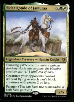 1x Sidar Kondo of Jamuraa - Commander: Murders at Karlov Manor - NM - MTG - Image 1