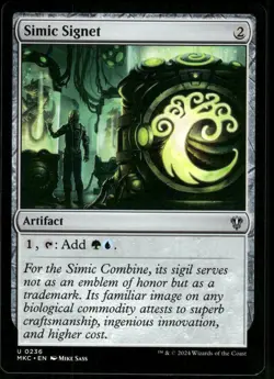 1x Simic Signet - Commander: Murders at Karlov Manor - NM - MTG - Image 1