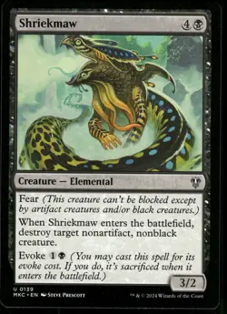 1x Shriekmaw - Commander: Murders at Karlov Manor - NM - MTG - Image 1