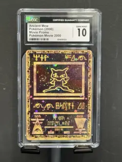 2000 Pokemon TCG Ancient Mew Movie Promo CGC 10 GEM MINT *FAT SWIRL* - Image 1