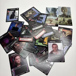 Star Wars TCG Trading Card Game 2002 Mixed 25 Card Lot - Image 1