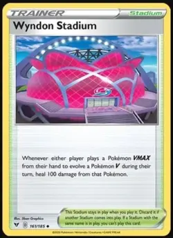 2x Pokemon Wyndon Stadium 161/185 uncommon Vivid Voltage - NM/M - New - Image 1