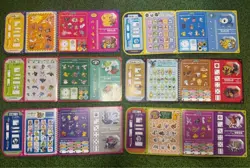 Set 6 Pikachu Pokemon Jumbo Sealdass Sticker Vintage Nintendo Bandai Japanese - Image 4