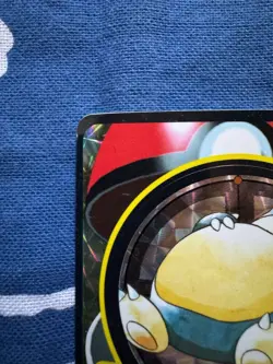 Snorlax No.143 Holo Pokemon Sealdass Sticker Vintage Nintendo Bandai Japan 1997 - Image 3