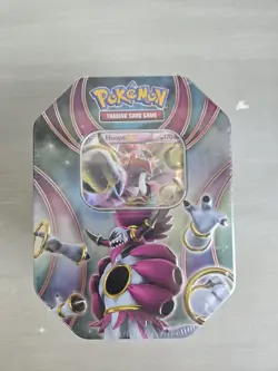 2015 Pokemon XY Powers Beyond Sealed Hoopa Ex Tin - Image 1