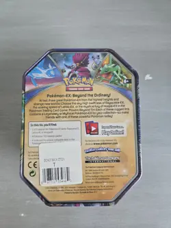 2015 Pokemon XY Powers Beyond Sealed Hoopa Ex Tin - Image 2