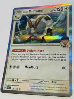 Pokemon TCG: Hop's Dubwool 136/159, Journey Together Holo - Image 1