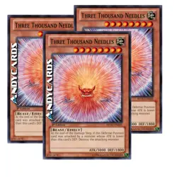 THREE THOUSAND NEEDLES 3x (Tremila Aghi) • Comune SP • REDU EN039 • 1Ed • Yugioh - Image 1