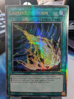 YuGiOh! Lightning Storm RA01-EN061 Quarter Century Rare 1st Ed* - Image 1