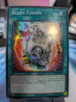 YuGiOh! Ready Fusion MP22-EN163 Prismatic Secret Rare 1st Ed - Image 1
