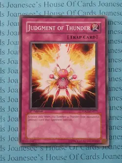 TDGS-EN077 Judgment of Thunder Yu-Gi-Oh Card English 1st Edition - Image 1