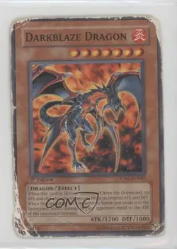 Darkblaze Dragon 1st Ed. YuGiOh Rise of the Lords #SDRL-EN002 2007 - Image 1