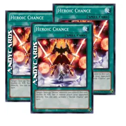 HEROIC CHANCE 3x • (Caso Eroico) • Comune • REDU EN053 • 1Ed • Yugioh! ANDYCARDS - Image 1