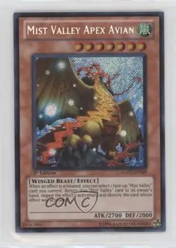 Mist Valley Apex Avian 1st Ed. YuGiOh Hidden Arsenal 2 #HA02-EN049 2010 - Image 1