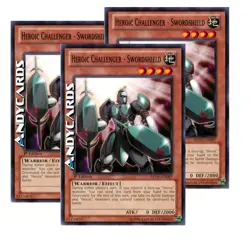 HEROIC CHALLENGER - SWORDSHIELD 3x • Comune • REDU EN007 • 1Ed • Yugioh! - Image 1