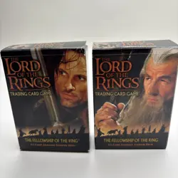 Lord of the Rings Fellowship TCG Starter Deck 63 Card Bundle Trading Card Game - Image 1