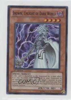 Snoww Unlight of Dark World 1st Ed. YuGiOh Gates the Underworld Structure Deck - Image 1