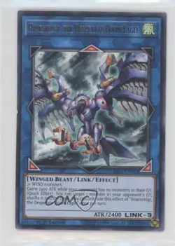 Hraesvelgr the Desperate Doom Eagle (R) 1st Ed. YuGiOh ising ampage #RIRA-EN082 - Image 1