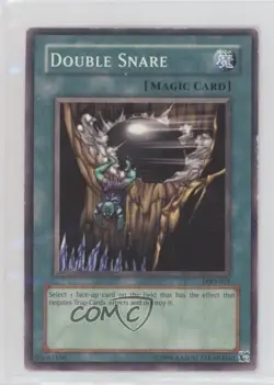 Double Snare Unlimited YuGiOh Legacy of Darkness #LOD-015 2003 - Image 1