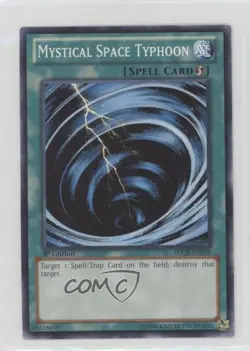Mystical Space Typhoon 1st Ed. YuGiOh Cyber Dragon Revolution Structure Deck - Image 1
