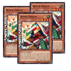 BLOCK GOLEM 3x • (Golem Blocco) • Comune • REDU EN035 • 1Ed • Yugioh! ANDYCARDS - Image 1