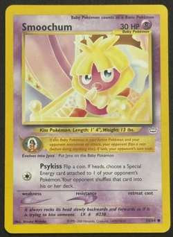 Pokemon Card - Neo Revelation 54/64 - SMOOCHUM (common) - NM - Image 1
