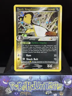 Pokemon Card Dark Ampharos 2/109 EX Team Rocket Returns Reverse Holo Rare LP - Image 1