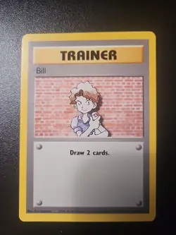 Pokemon TCG Card 1999 unlimited base Set Bill 91/102 Mint Never Played - Image 1