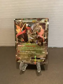 Pokemon Card Tyrantrum EX XY70 Black Star Promo Ultra Rare Holo - Image 1