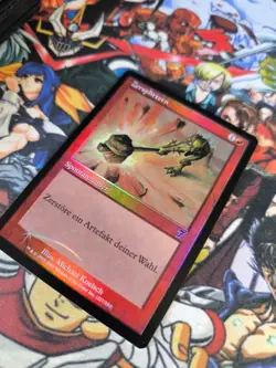 MTG Shatter Zersplittern Foil 🇩🇪 Nm Red Mountain OG Card - Image 3