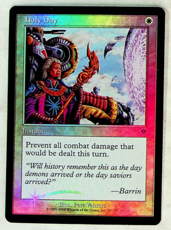 Holy Day - Foil - Invasion Edition - Magic The Gathering Card - Image 1