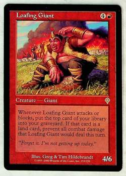 Loafing Giant - Invasion Edition - Magic The Gathering Card - Image 1