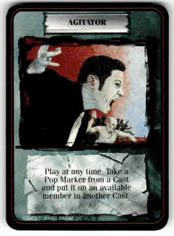 1995 Kult Reality is a Lie! Trading card game - AGITATOR - Image 1