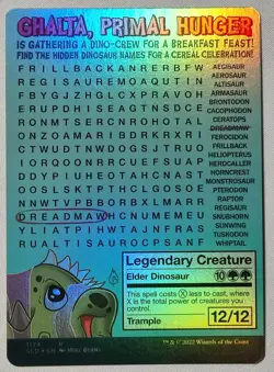 Mtg Magic secret lair Ghalta, Primal Hunger / Ghalta, Faim primordiale FOIL NM - Image 2