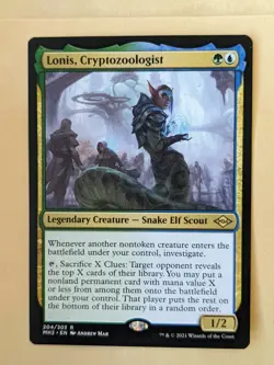 LONIS, CRYPTOZOOLOGIST-MTG-MODERN HORIZONS 2-RARE 204/303 - Image 1